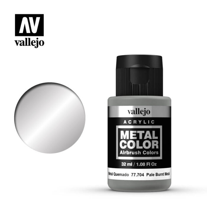 Vallejo Metal Color: Pale Burnt Metal Color 32ml Bottle